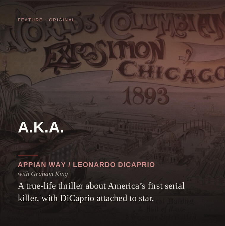 A.K.A. — Appian Way / Leonardo DiCaprio